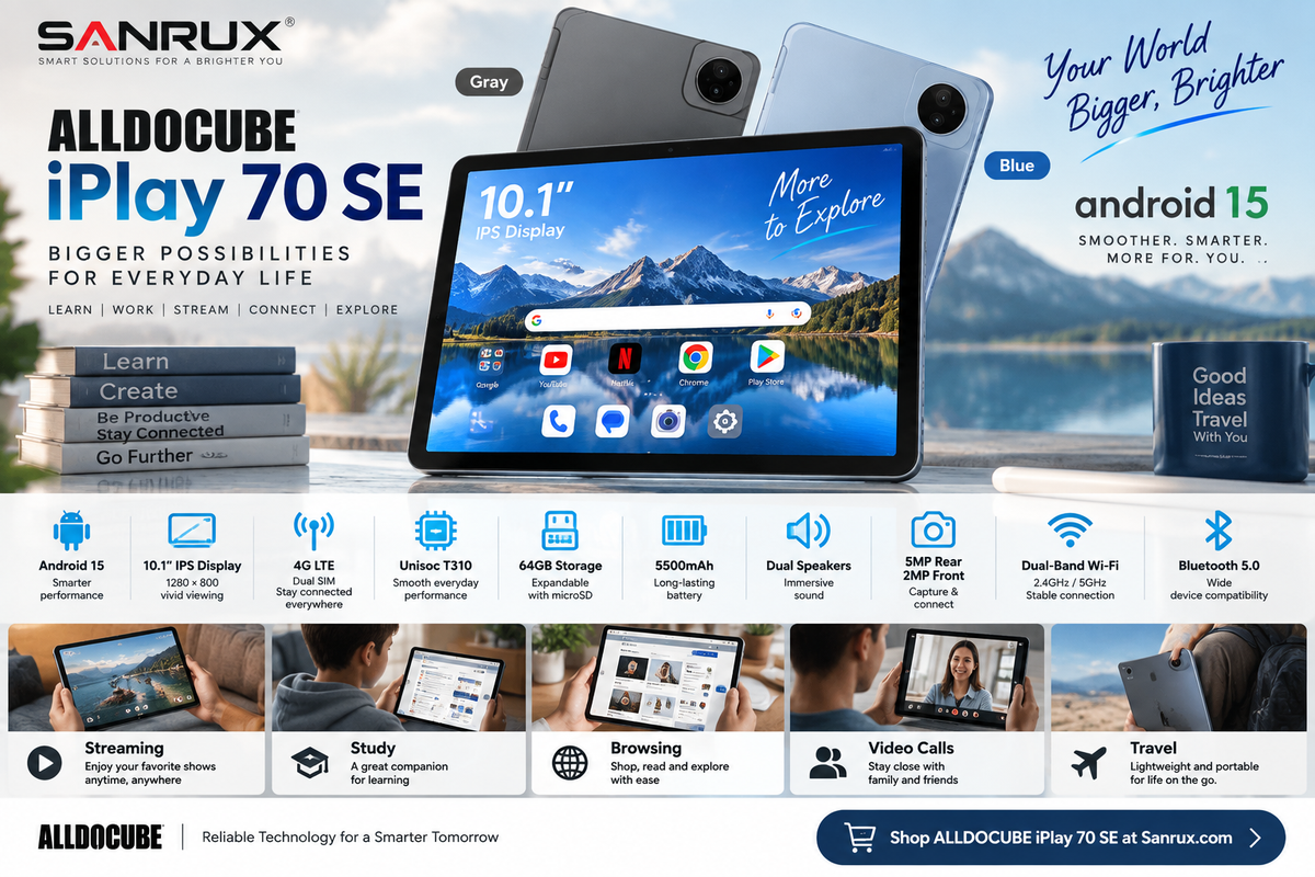 ALLDOCUBE iPlay 70 SE: An Affordable Android Tablet for Everyday Life