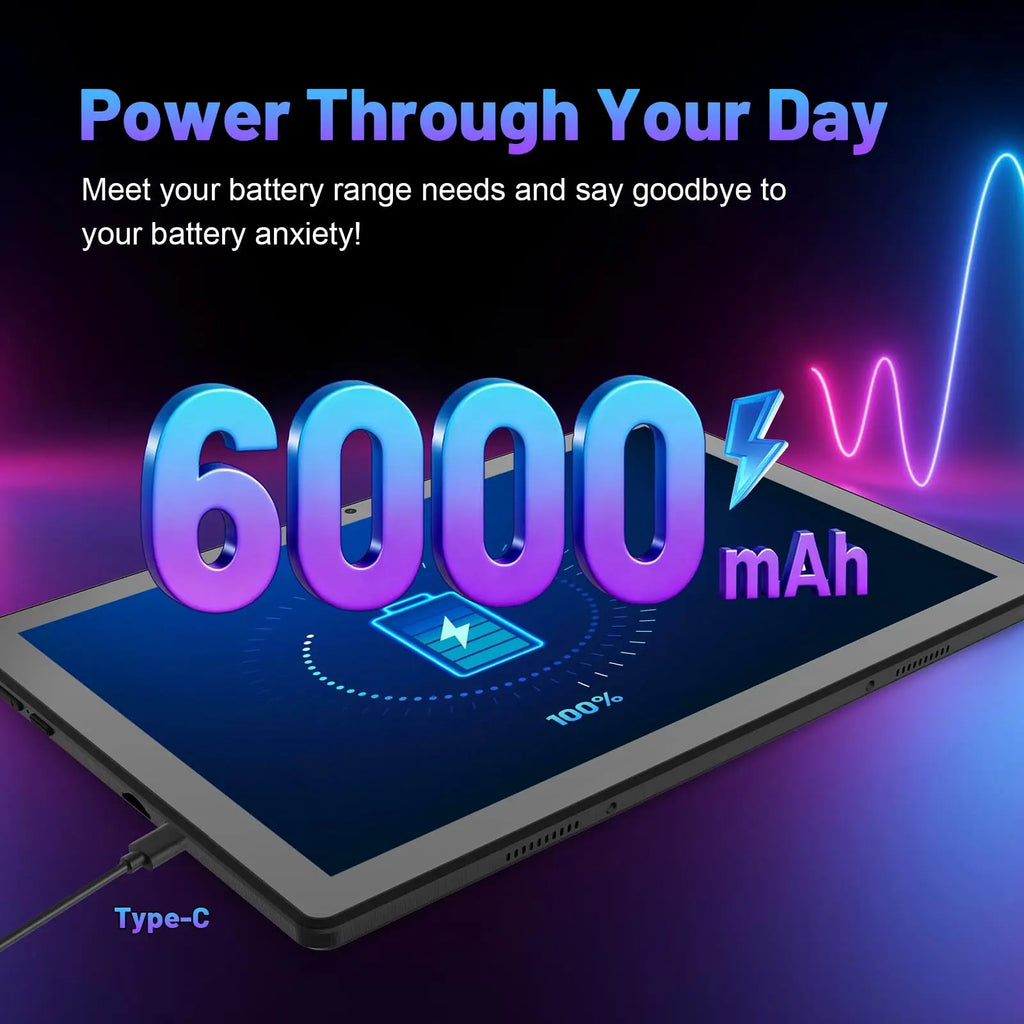 10.1-inch Android 16 Tablet Bundle