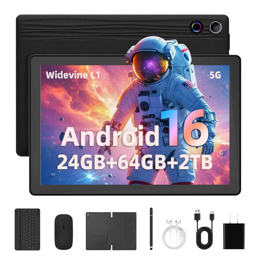 10.1-inch Android 16 Tablet Bundle