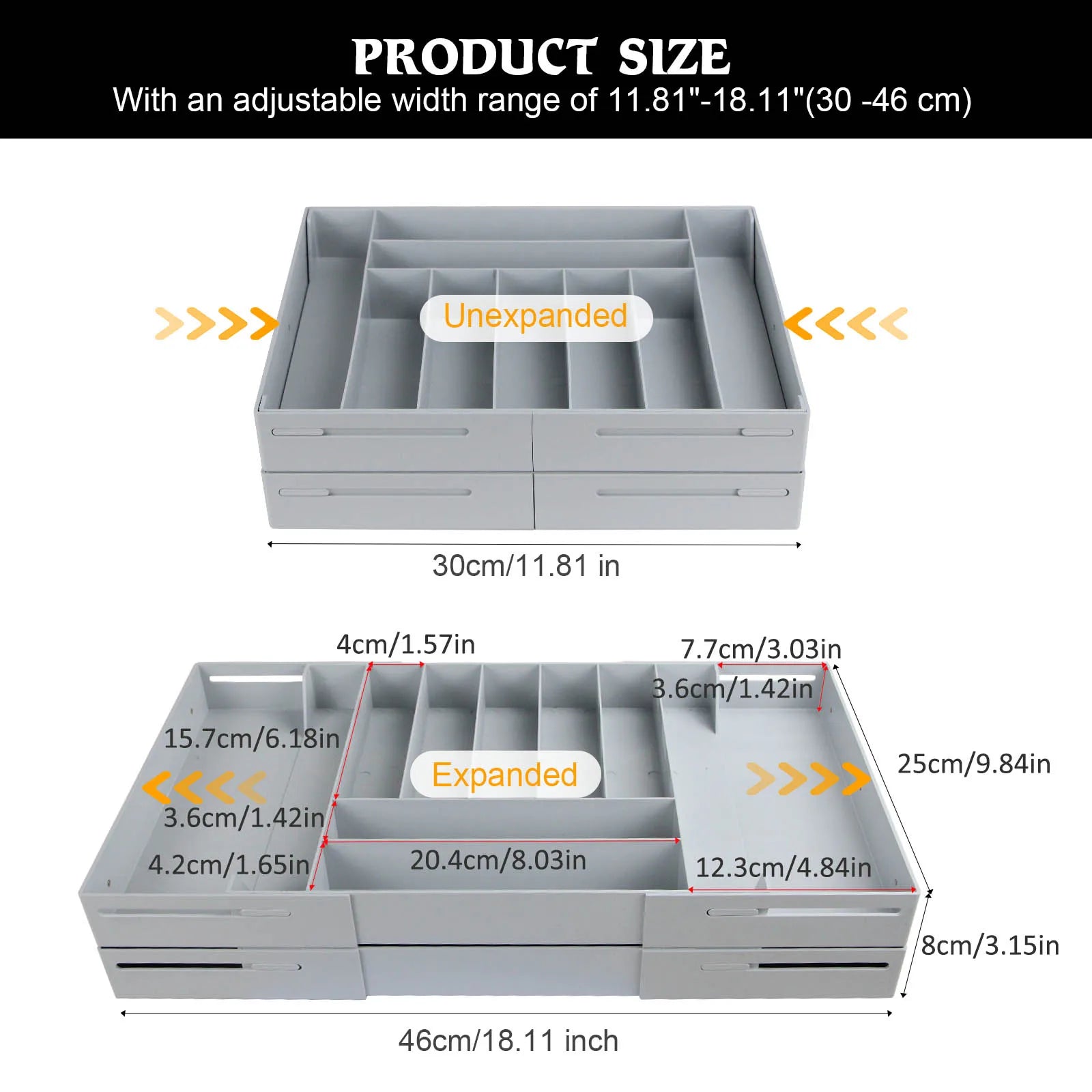 FlexiDrawer Organizer