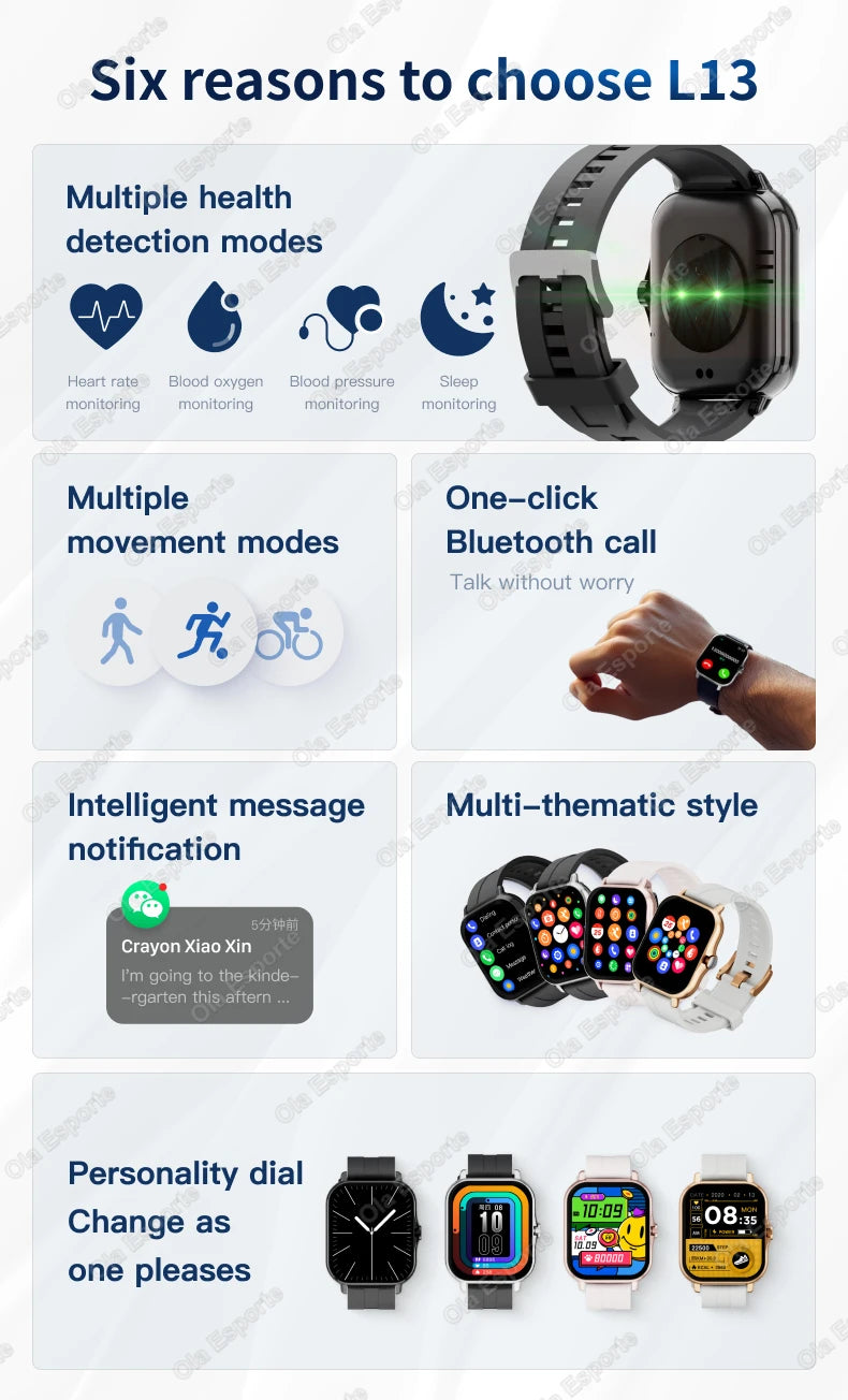 HT30 Smartwatch with Bluetooth Calling & Fitness Tracking