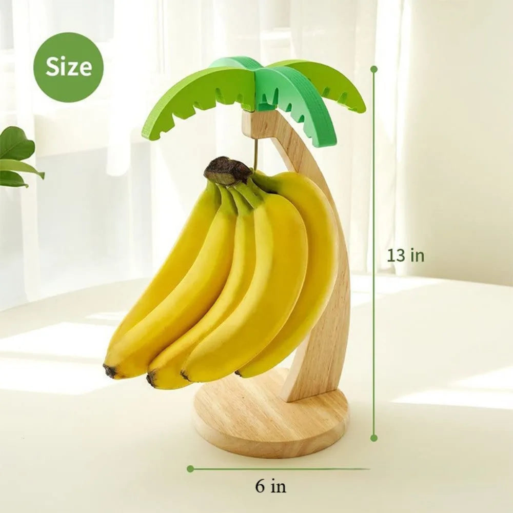 Wooden Banana Holder Rack