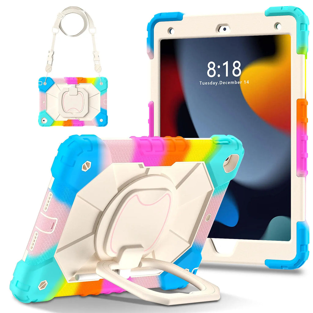 360° Protective iPad Case with Pencil Holder