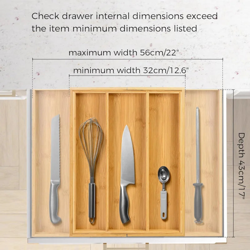BambooFlex Cutlery Organizer