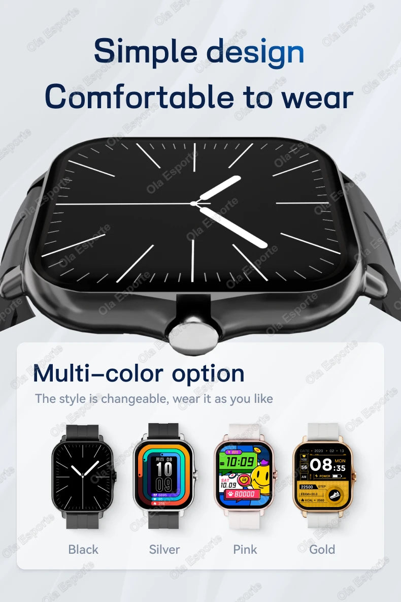 HT30 Smartwatch with Bluetooth Calling & Fitness Tracking