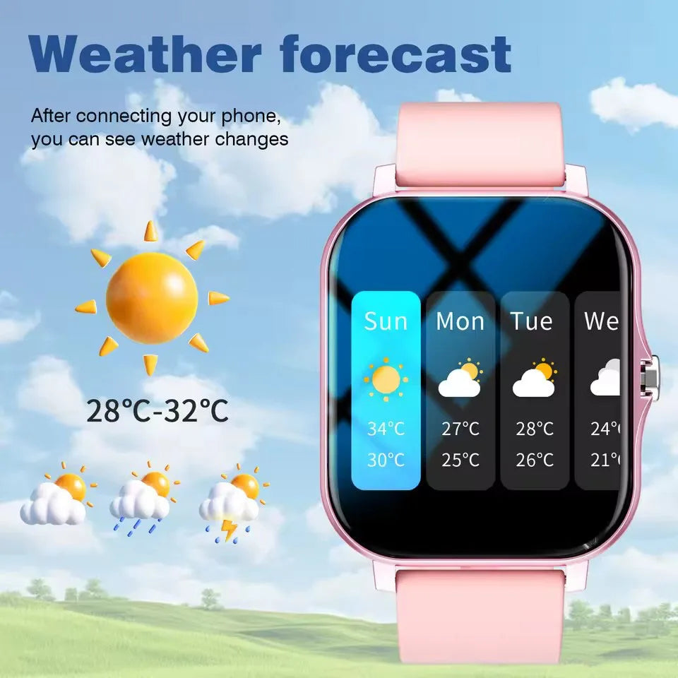 HT30 Smartwatch with Bluetooth Calling & Fitness Tracking
