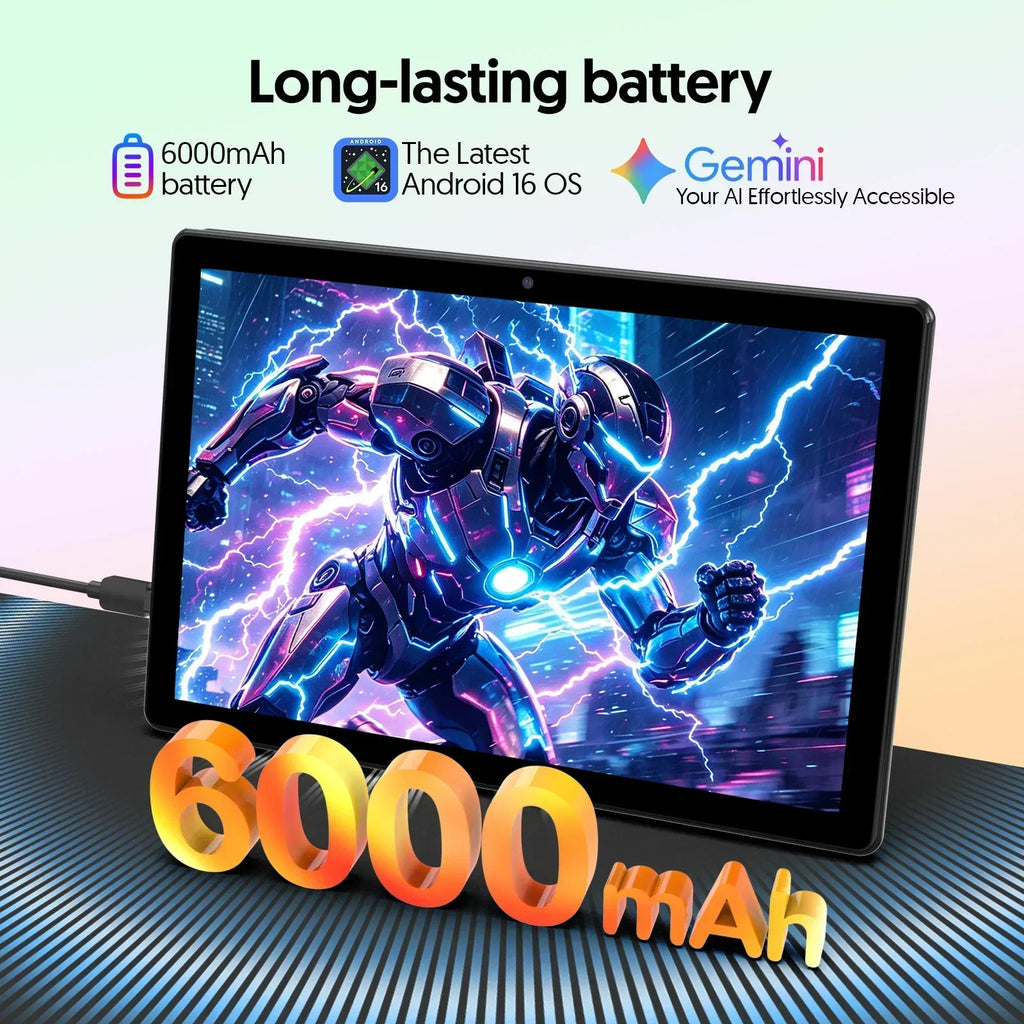 BAKEN 10.1-inch Android 16 Tablet