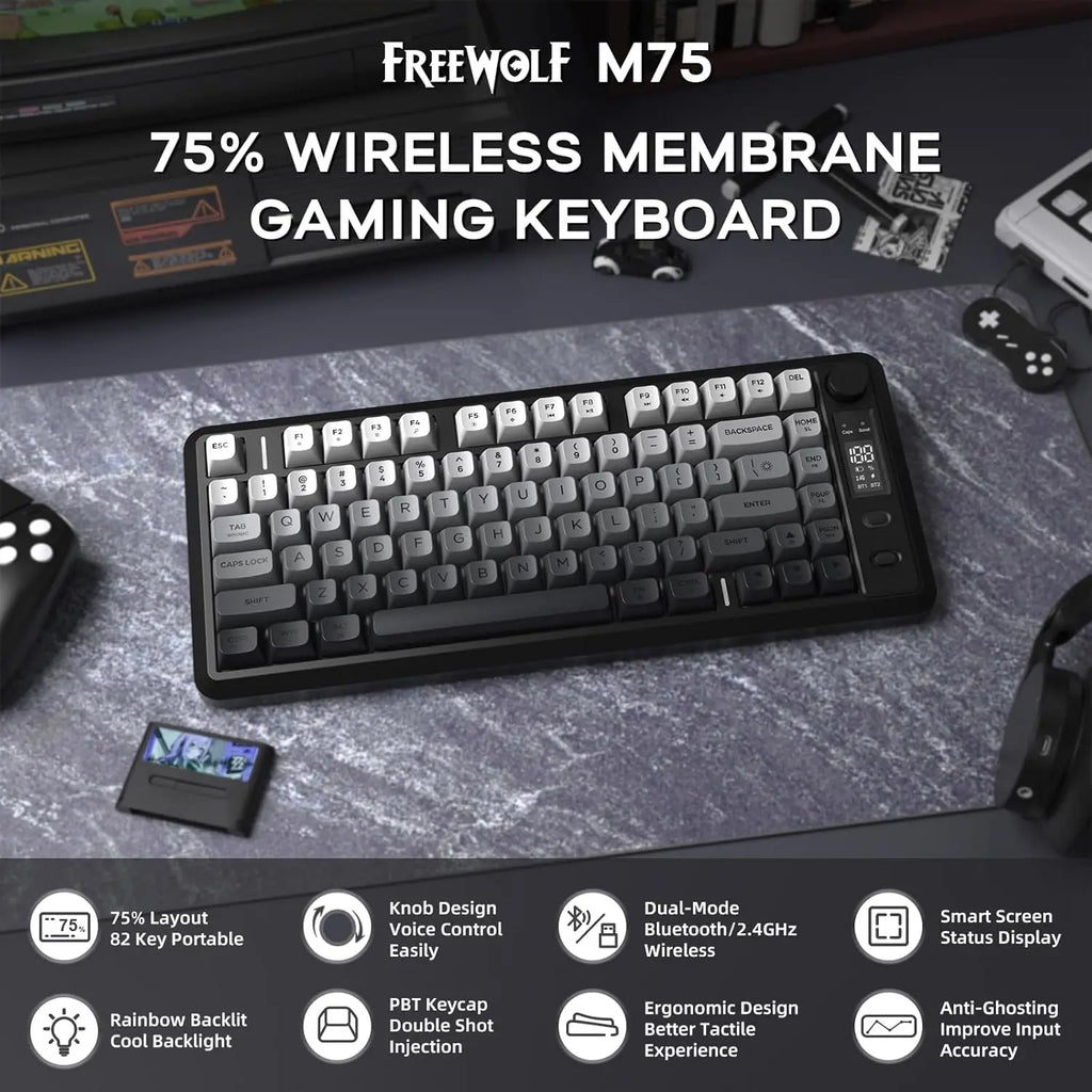 Attack Shark M75 Wireless Gaming Keyboard