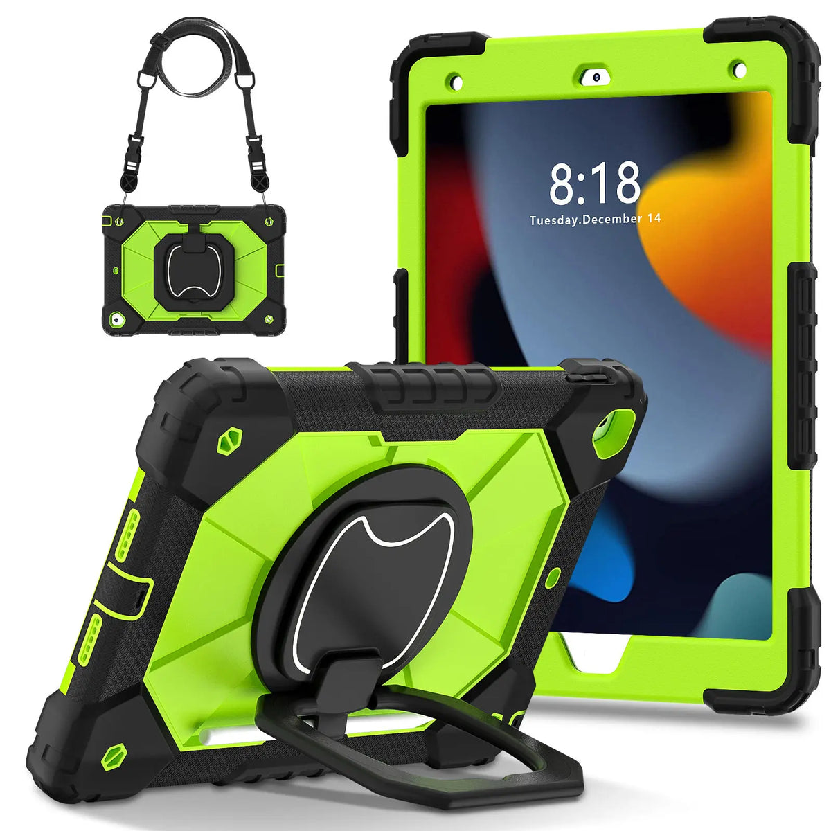 360° Protective iPad Case with Pencil Holder