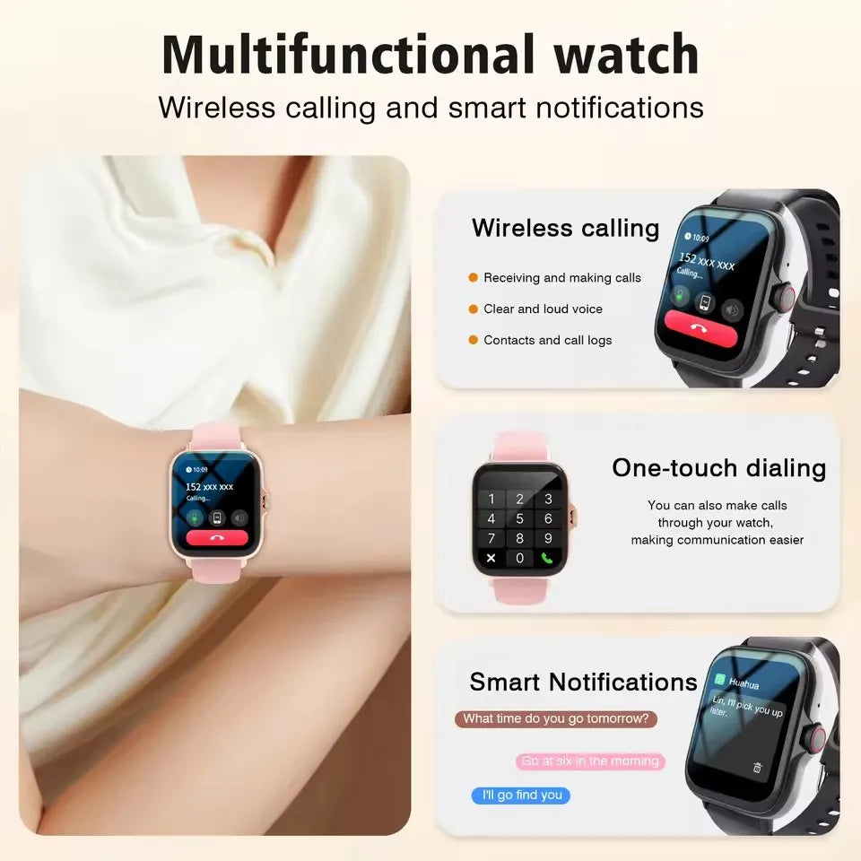 HT30 Smartwatch with Bluetooth Calling & Fitness Tracking