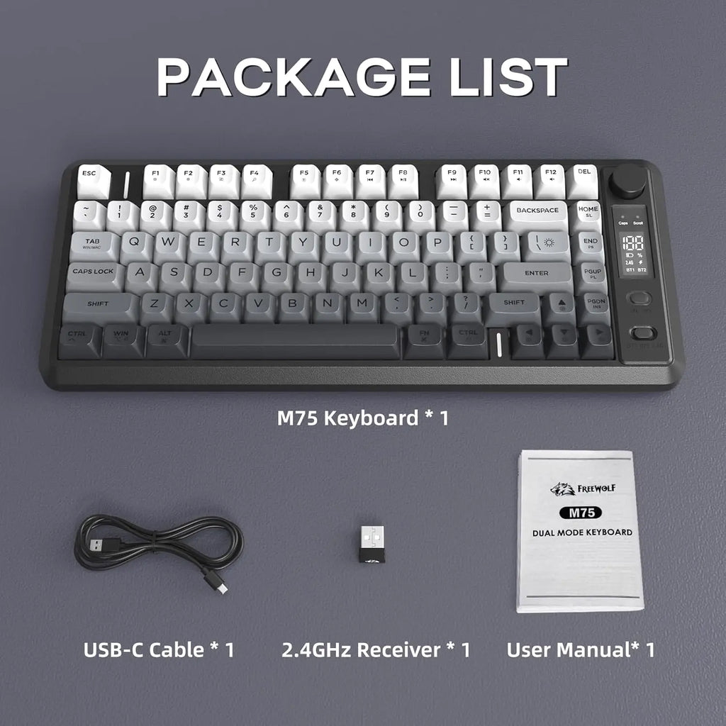 Attack Shark M75 Wireless Gaming Keyboard
