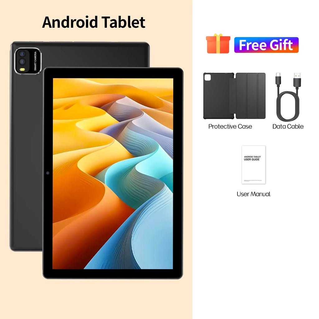 BAKEN 10.1-inch Android 16 Tablet