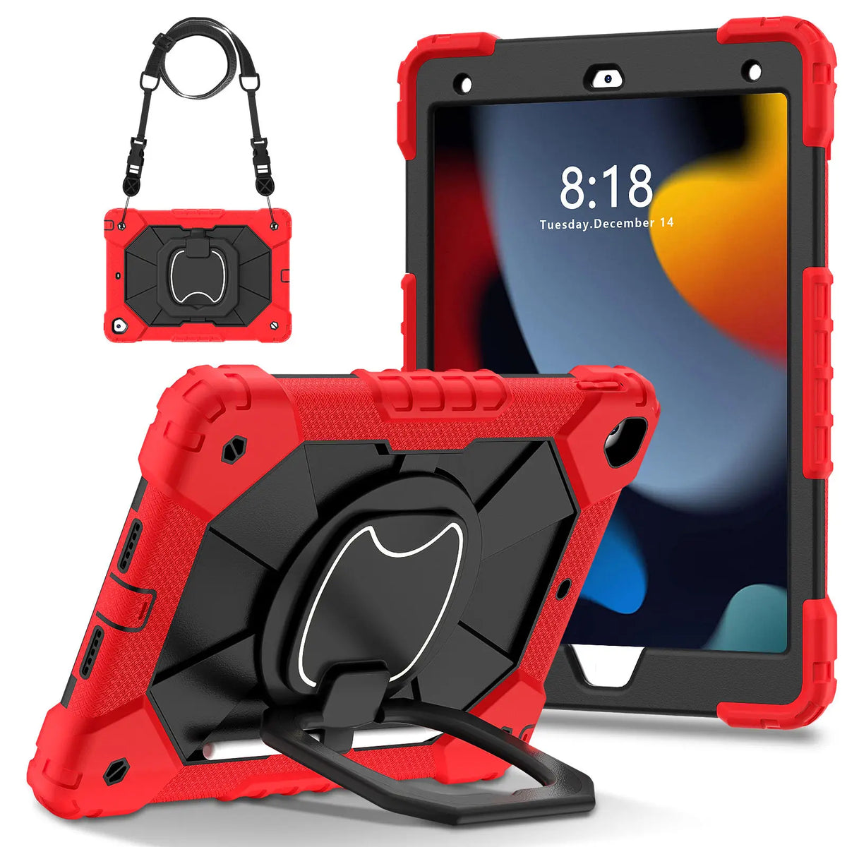 360° Protective iPad Case with Pencil Holder