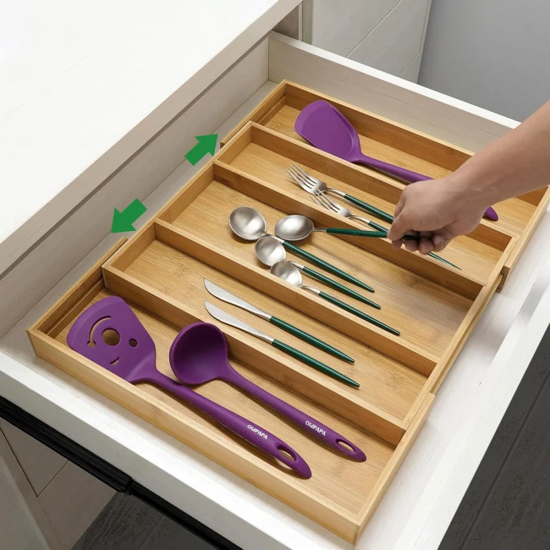 BambooFlex Cutlery Organizer
