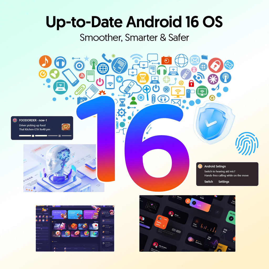 BAKEN 10.1-inch Android 16 Tablet