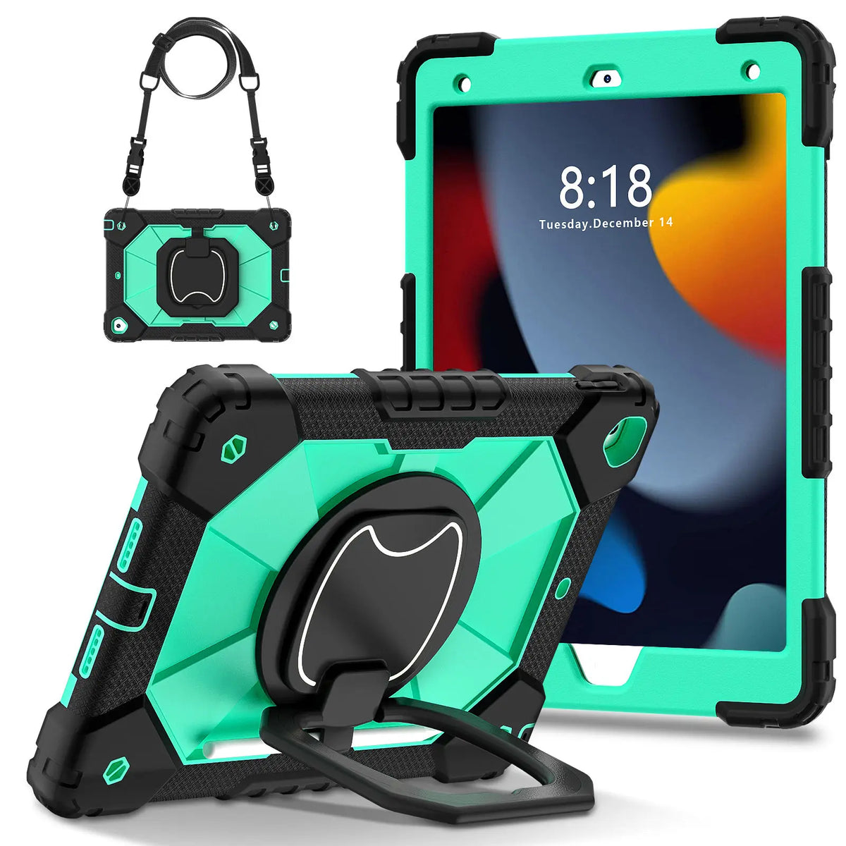 360° Protective iPad Case with Pencil Holder
