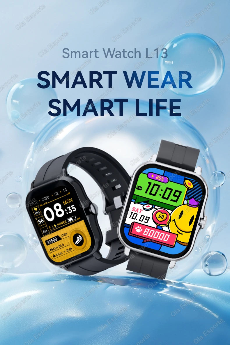 HT30 Smartwatch with Bluetooth Calling & Fitness Tracking