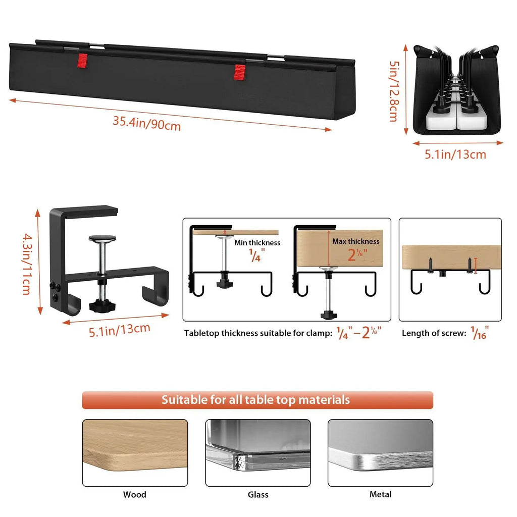 DeskCable Tray Pro