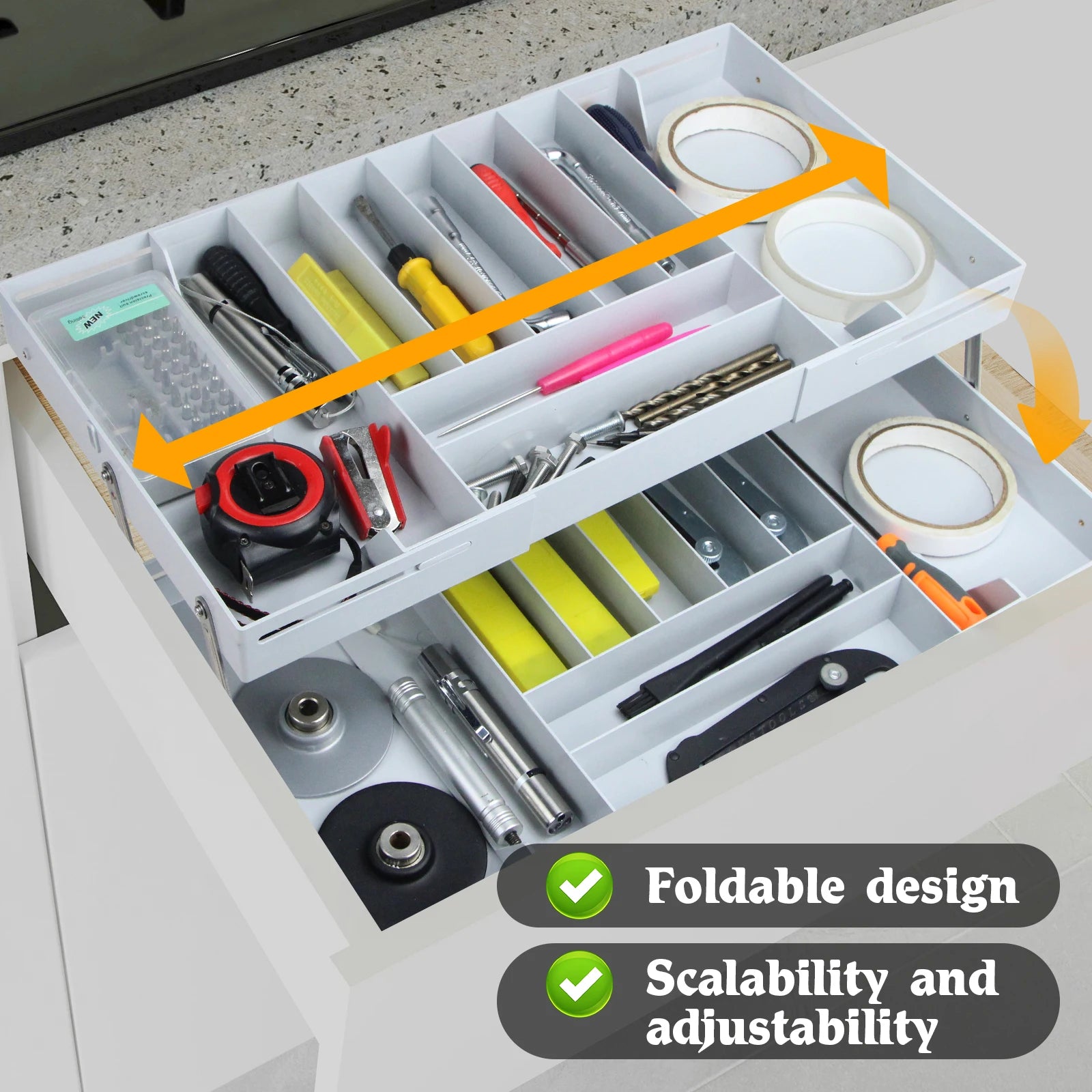 FlexiDrawer Organizer