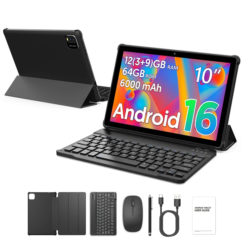 BAKEN 10.1-inch Android 16 Tablet