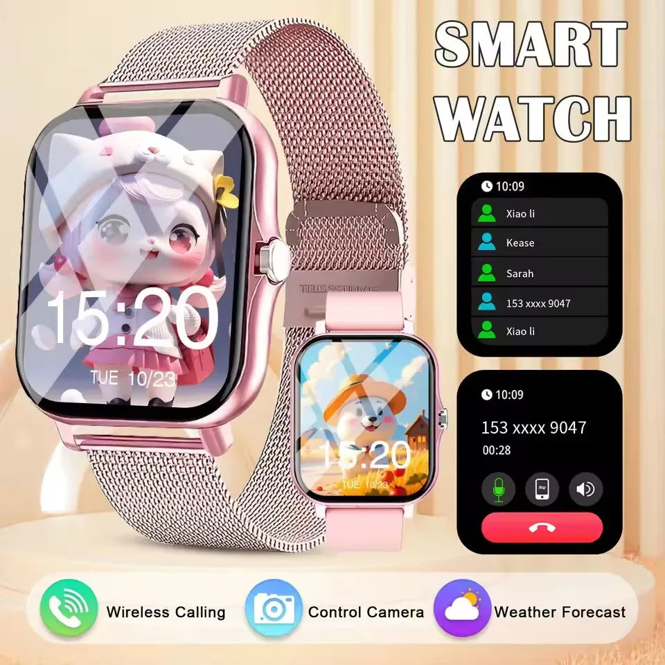 HT30 Smartwatch with Bluetooth Calling & Fitness Tracking
