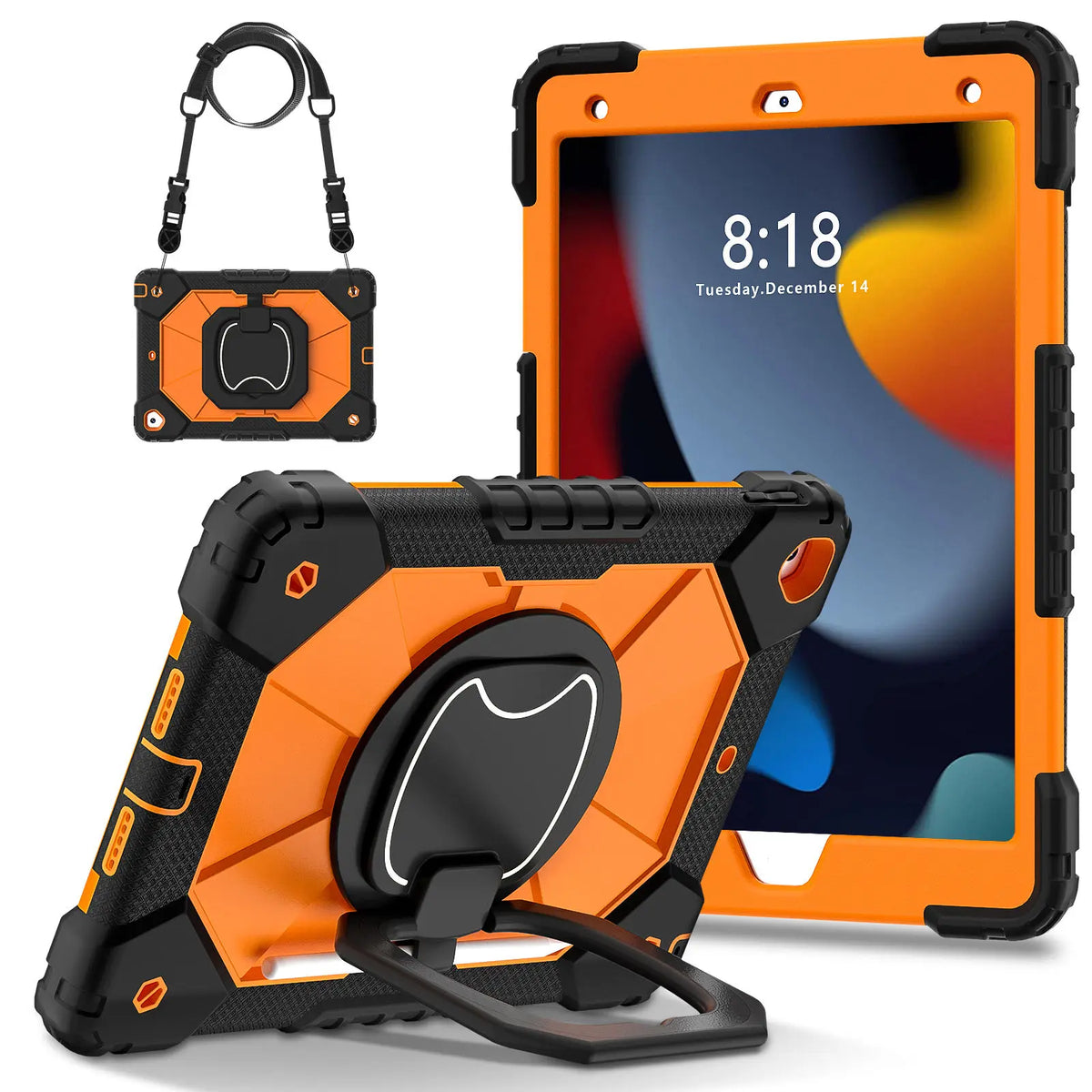 360° Protective iPad Case with Pencil Holder