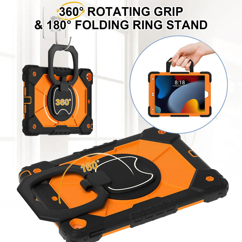 360° Protective iPad Case with Pencil Holder
