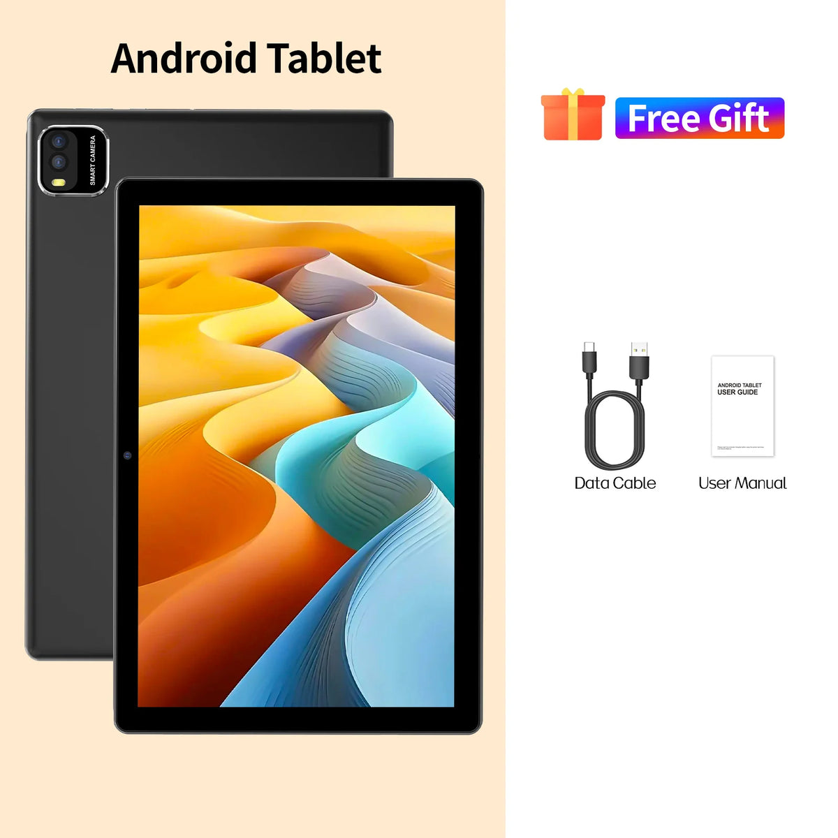 BAKEN 10.1-inch Android 16 Tablet